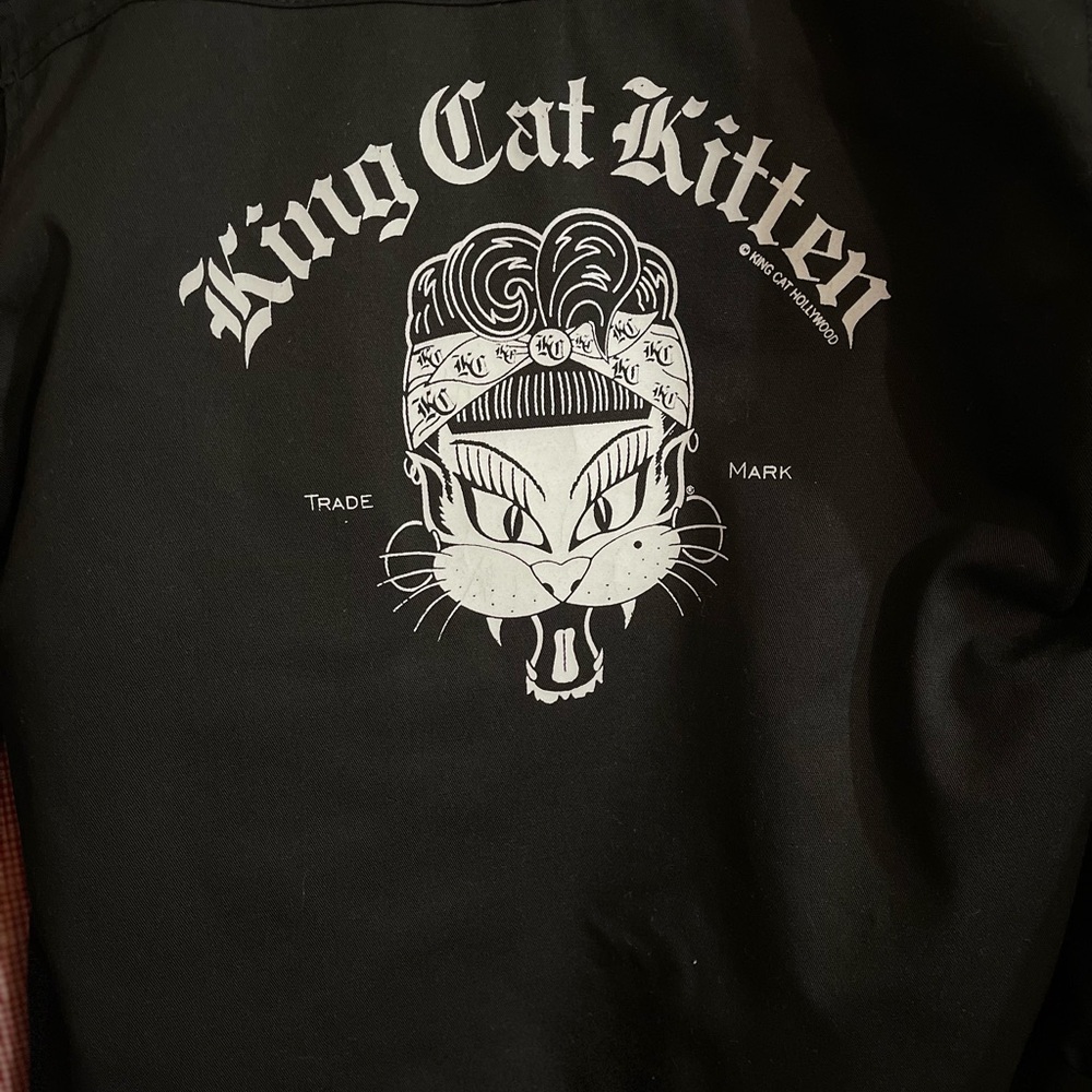 Hollywood King Cat car jacket pin up rockabilly - Picture 3 of 9